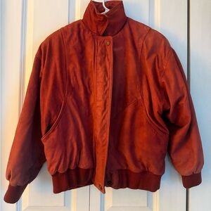 Vintage Red Wilsons Thinsulate Quilted Jacket
